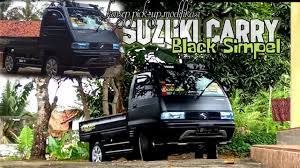 Pick up modifikasi ini di modif oleh seorang pria muda, tujuan modifikasi pick up ini sebagai inspirasi semangat kerja mereka. Modifikasi Pick Up Suzuki Carry Black Simpel Tampilan Elgan Youtube