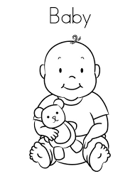 Lol baby lil dreamy doll. Free Printable Baby Coloring Pages For Kids