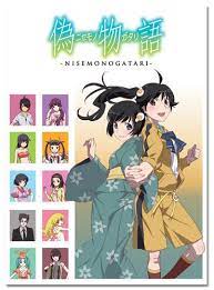 Nisemonogatari Glue Bound Notebook Cast Anime It Cast Notebook Cast