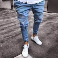 Calça Masculina Com Elastico Na Barra Aproveite A Nossa Promocao Ate 70 Off A Calca Jeans Bullet Tem Lavagem Especial E Modelagem S Calca Jeans Slim Calca Jeans Com Elastico Calca Jeans Rasgada