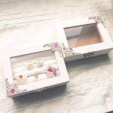 棚 リングケース ジュエリーボックスリメイク ジュエリーケース アクセサリーケース などのインテリア実例 2016 03 21 13 15 46 roomclip ルームクリップ アクセサリーケース インテリア 収納 リングケース
