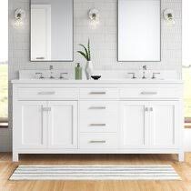A variety of storage options make it customized for your bathroom to place towels, soap, tissues, and other decorative items. 68 Inch Double Vanity Wayfair