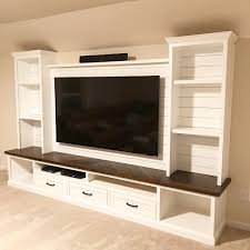 Custom Entertainment Center For A 75 Tv Huis Decoraties Elektrische Open Haard Meubels