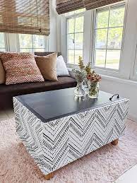 If you're in search of the best coffee cup wallpaper, you've come to the right place. Diy Boho Wallpaper Coffee Table Bench Makeover