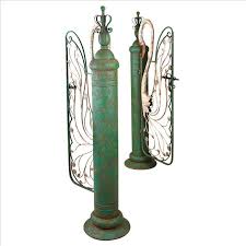 Design Toscano Swan Serenade Entryway Metal Garden Gate Walmart Com Metal Garden Gates Design Toscano Garden Gates