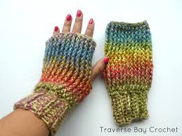 This type of mitten is an easy one to knit. 20 Easy Fingerless Gloves Crochet Patterns Dabbles Babbles