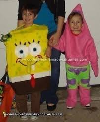 1 yard yellow fleece fabric. Coolest Homemade Spongebob And Patrick Star Costumes