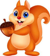 Squirrel Cartoon With Nut Cute Squirrel Squirrel Clipart Squirrel Squirrel sitting animal character coloring page cartoon. squirrel cartoon with nut cute