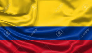 It is a horizontal tricolor of yellow, blue and red. Realistic Flag Colombia Flag Blowing In The Wind Background Stock Photo Picture And Royalty Free Image Image 152520914
