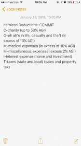 Mnemonic For Itemized Deductions Regulation Cpa Exam Cpa Exam Cpa Exam Motivation Cpa Exam Reg