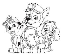 Coloring And Drawing Pat Patrol Coloring Chase Marcus And Stella Paw Patrol Coloring Dog Coloring Page Disney Coloring Pages