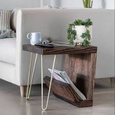 Wooden dining table with metal legs ukeen. Ouseburn Hairpin Leg Solid Wood Dining Table