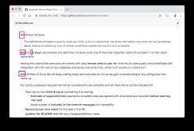 Fix Markdown Issues In Readme Md Issue 6 Dwyl Definition Of Done Github