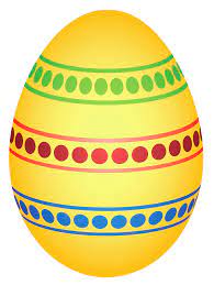 Yellow Colorful Dotted Easter Egg Png Clipairt Picture Easter Egg Pictures Easter Eggs Easter Clipart