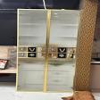 Aluminum Profile Mandir Door with Fluted Glass product image