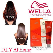 wella straightener permanent hair