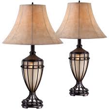 Ballard design also has wonderful lampshades and are quite reasonably. Franklin Iron Works Traditional Table Lamps Set Of 2 With Nightlight Brushed Iron Urn Beige Fabric Shade For Living Room Bedroom Target