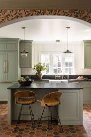 Here S How To Decorate With Green So It Actually Looks Chic Home Kitchens Kitchen Interior House Interior