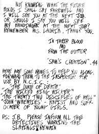 Read more about this mystery and watch the case now. Son Of Sam Says He Can T Stop Killing In Letter To Daily News Columnist Jimmy Breslin New York Daily News