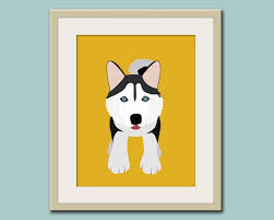 Baby Nursery Wall Art Siberian Husky Kids Wall Art Puppy Dog Print Nursery Decor Siberian Husky Dog Prin Baby Nursery Wall Art Puppy Wall Art Art Wall Kids
