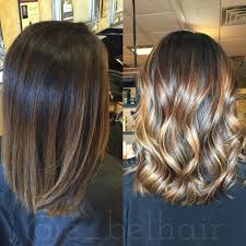 Straight Vs Curled Loving Both Looks After Fresh Balayage Balayage Straight Hair Hair Styles Balayage Hair