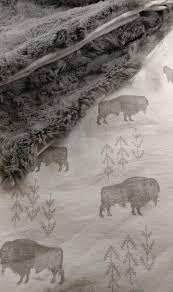 Bestseller Baby Blanket Buffalo Bison Modern Western Gray Arrow Rustic Products