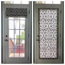 You can find them in a wide range of colors, textures and panel styles as well as materials, including vinyl, fabric and aluminum. Magnetic Shade For Your Metal Door View More At Magneticshades Etsy Com Etsy Glassdoor Door Coverings French Door Coverings French Door Window Treatments