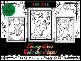 Most kinds are dark green and shiny with sparse hairs, but they can be brilliant blue, purple, red, gold, brassy, or a mixture of these colors on the head, thorax, and abdomen. Bees Coloring Worksheets Teaching Resources Teachers Pay Teachers