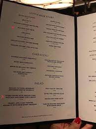 Menu Picture Of Mr Porter Barcelona Tripadvisor