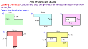 Area Of Composite Shapes Mr Mathematics Com