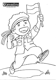 Gambar pahlawan nasional hitam putih untuk mewarnai. Gambar Sketsa Pahlawan Nasional Indonesia Info Gtk