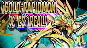 GOLD-RAPIDMON X ES REAL! - YouTube