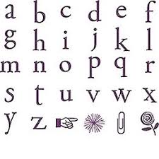 3mm (1/8) simple alphabet & number stamp set. Miniature Alphabet Uppercase Rubber Stamp Set Paper Source