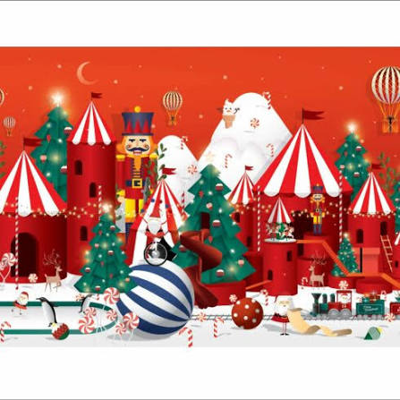 christmas winter wonderland vector – MasterBundles