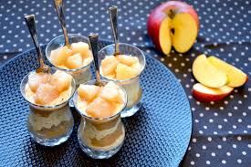 Verrine De Boudin Blanc Truffe Et Compotee De Pomme Ideale Pour Noel