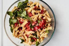 Pasta Salad With Summer Tomatoes Basil And Olive Oil Recipe Nyt Cooking Pasta Salad Best Pasta Salad Classic Pasta Salad