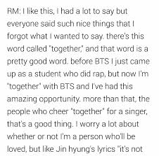 Namjoon Speech 1 2 Wings Tour Seoul Gocheok Dome Feb 18 2017 Cool Words Wings Tour Namjoon
