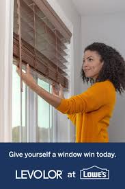 Woven shades hand crafted and made professionally by artisans in new braunfels, texas. Measure Shop And Install New Blinds Today With Levolor At Lowe S Blinds Faux Wood Blinds Lowes Windows