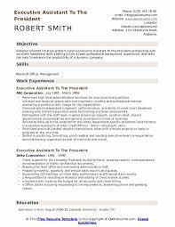 The general rule is no more than one page unless you have a very good reason for it if an experience noted on your resume is from prior to 2000, consider striking it, said jane trnka, executive director of the career development. Executive Assistant To The President Resume Samples Qwikresume