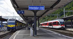 interlaken bern switzerland 23rd september 2019 interlaken train switzerland