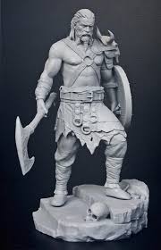 35 Mm Barbarian Miniature For Dndd Ddungeons And Etsy In 2020 Sword Art Online Figures Pathfinder Rpg Dungeons And Dragons