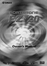 Yamaha Ez 20 Owners Manual Manualzz Com