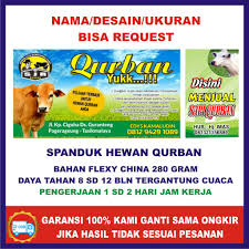 Kamu bisa download desain spanduk qurban dan menggunakan desain ini untuk kebutuhan informasi qurban. Spanduk Hewan Qurban Shopee Indonesia