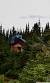 Winter Cabin In The Woods Wallpaper