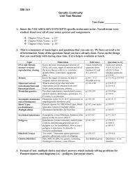 Mcas biology review packet 1 name class date 1. Sbi 3u1 Genetic Continuity Unit Test Review Test Date