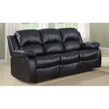 Usb port charging station is located at center of each power button. Classic 3 Seat Bonded Leather Double Recliner Sofa Walmart Com Walmart Com