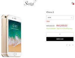 Spring clean with low prices. The Iphone 6 32gb Is Now Slashed To Rm1 299 In Malaysia Soyacincau Com