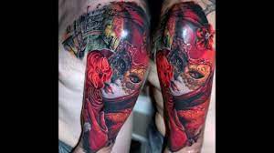 In june 2017, megan decided it was time to move her career out west and sold the shop to ricky and his wife katrina. Black Red Tattoos For Men Youtube