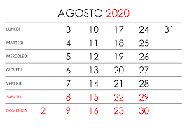 Aug 01, 2020 · calendário agosto 2020. Calendario Agosto 2020 Calendario Su