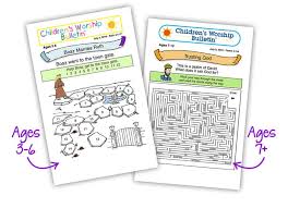 Maybe you would like to learn more about one of these? Children S Worship Bulletins Illustrated Activity Sheets Ministry To Children